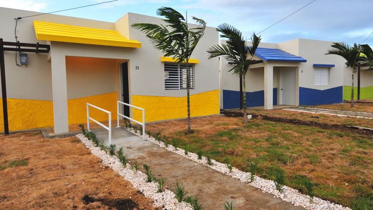 Casas del proyecto habitacional 