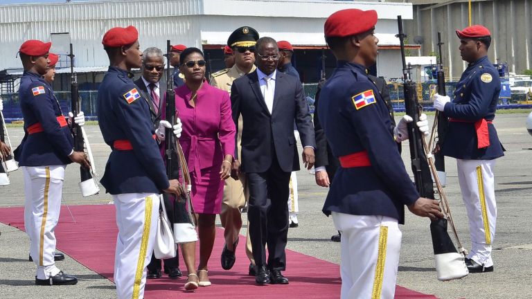 El presidente de Haití, Jocerlerme Privet