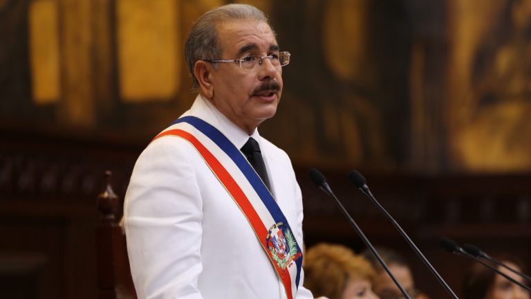 Danilo Medina en toma de posesión 2016 