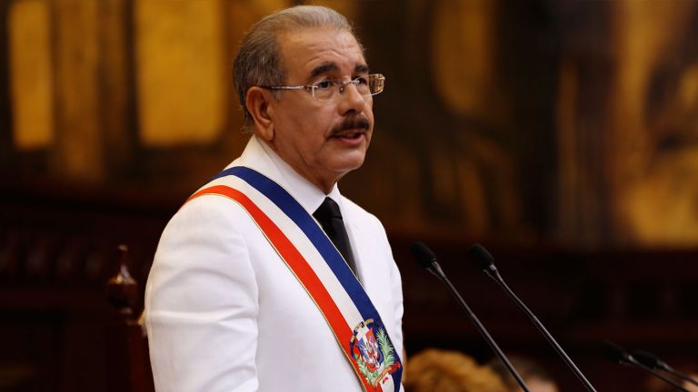 Danilo Medina en toma de posesión 2016 