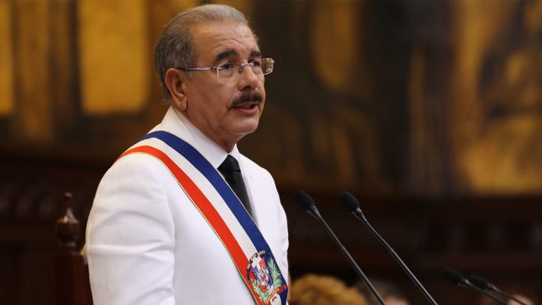 Danilo Medina en juramentación 2016 