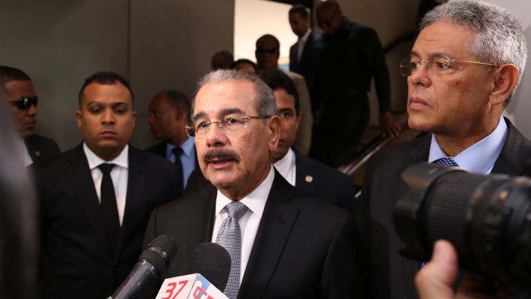 El presidente Danilo Medina