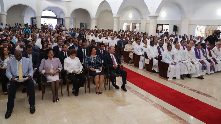Presidente Danilo Medina y vicepresidenta Margarita Cedeño