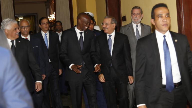 Presidente electo de Haití llega a Palacio Presidencial de República Dominicana