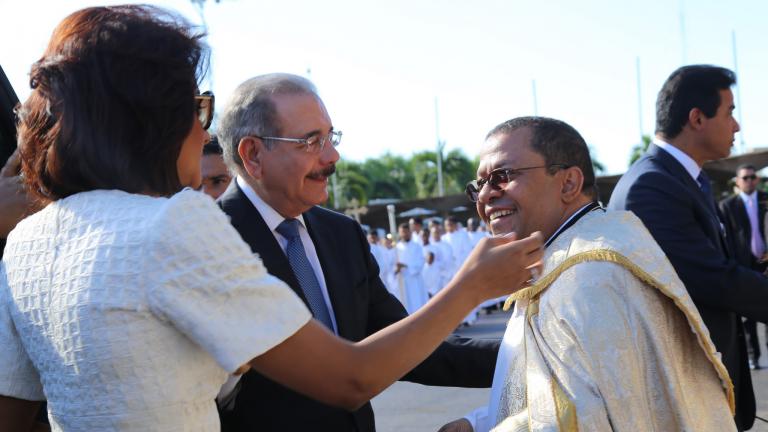 Danilo Medina y Cándida Montilla en La Altagracia