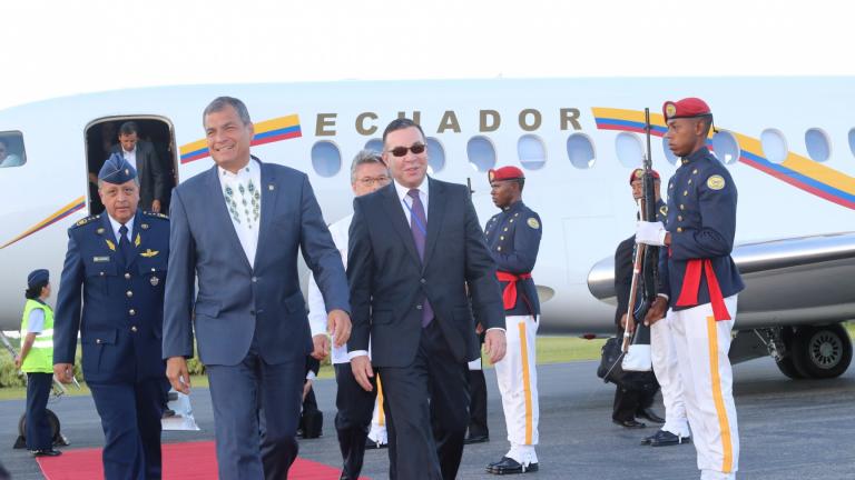 presidente de Ecuador, Rafael Correa 