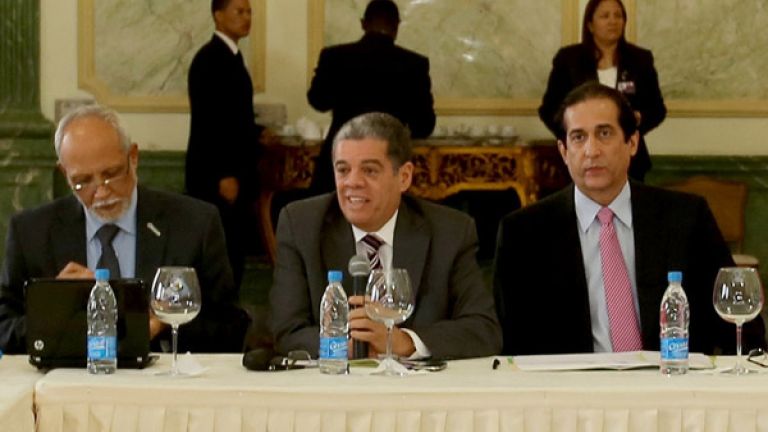 Gustavo Montalvo, Carlos Amarante Baret y otros funcionarios