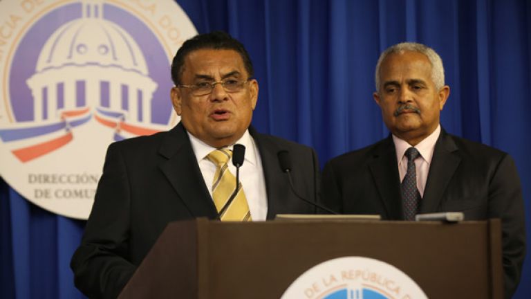 Inversionista nicaragüense, Mauricio Zacarías Guerra y el presidente de la Junta Agroempresarial Dominicana, Osmar Benítez