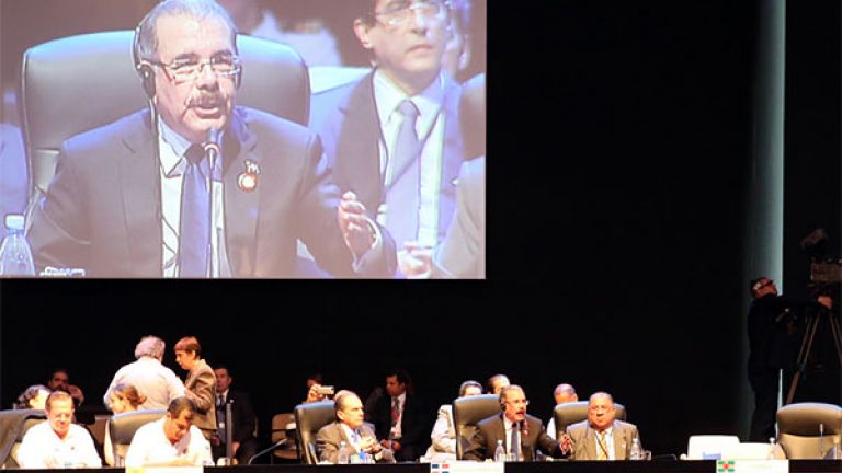Presidente Danilo Medina se dirige a los miembros del CELAC
