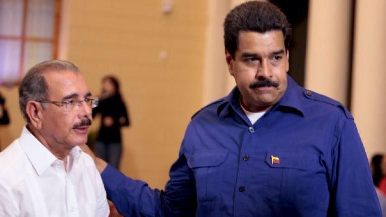 Danilo Medina y Nicolas Maduro 